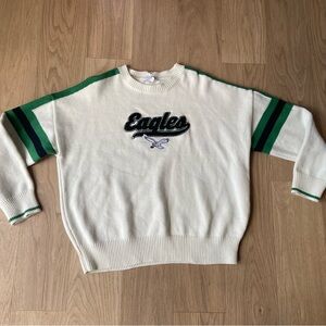 WEAR Erin XXL Eagles Philadelphia Sweater Logo Preppy Normcore Blokecore Varsity